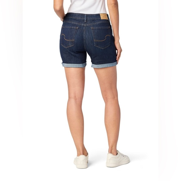 NWT Levi Strauss Signature Women 5" Mid Rise Cuffed Short Sz 8 | 29 - Picture 2 of 10